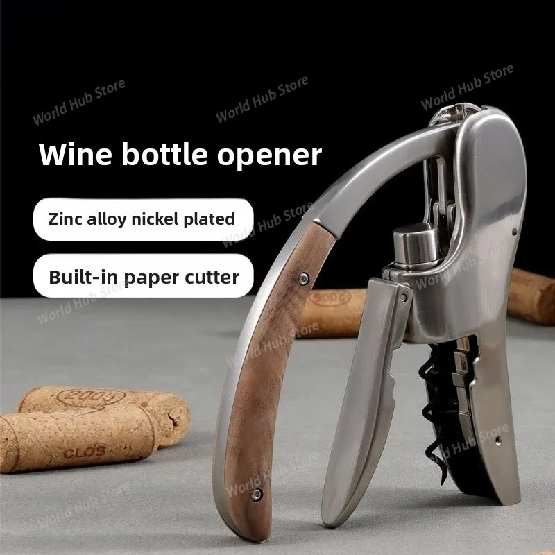 

Home Wine Corkscrew with A High-end Wooden Handle, Wine Corkscrew, Tavern Corkscrew, Wine Stopper Screwdriver