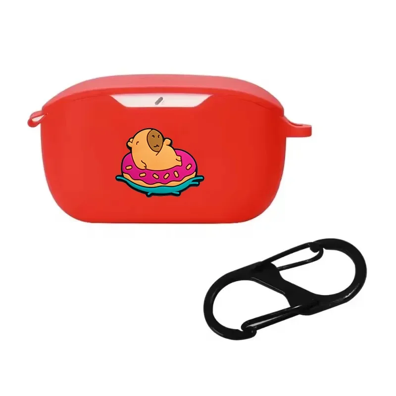 Animal Capybara Earphone Case for JBL Wave 100 TWS / Wave Buds Silicone Blutooth Earbuds Charging Box Protective Cover view 5