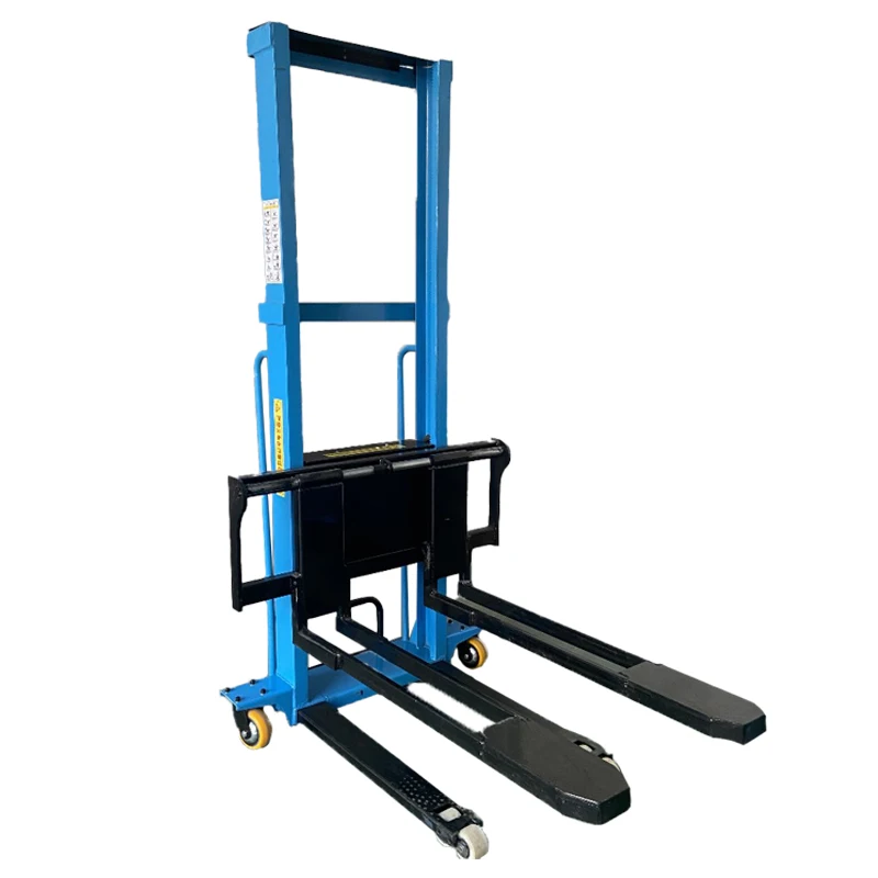 500kg 1.6meters factory direct sale  Electric Pallet Stacker self lifting forklift with lithium Battery pallet truck