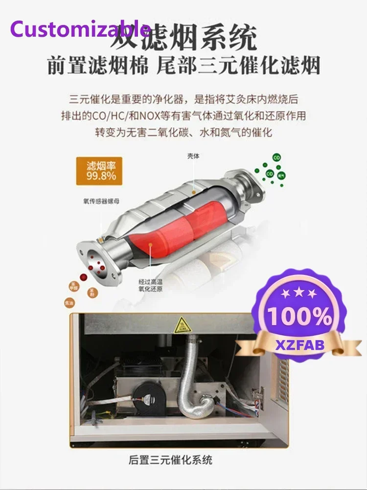 Factory Direct 2026 Fully automatic intelligent smokeless traditional Chinese medicine Zhongjing Warm Moxibustion Whole body Mox