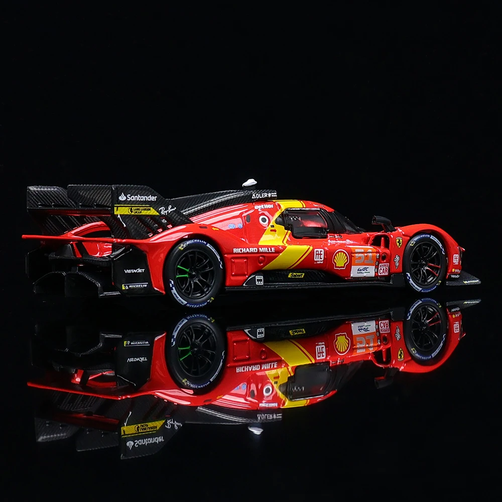 Bburago 1:43 24 HEURES DU MANS Ferrari 499p racing model simulation car model alloy car toy male collection gift