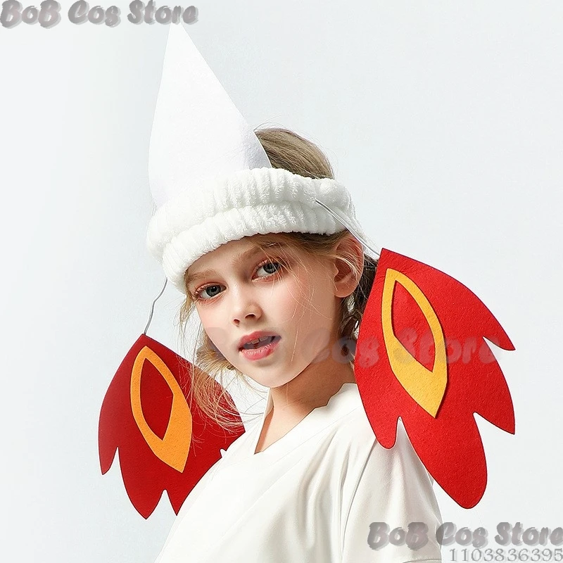 Cute Ghost Cosplay Headwear para homens e mulheres, chapéu de fogo, headset engraçado maluco, suporte kawaii, festa de Halloween, infantil, novo, 2022