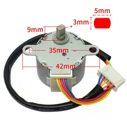 1PCS Air conditioner 12V Swing-blade Motor for 28BYJ48 Air conditioner Parts Repair Kit Мотор с поворотным лезвием