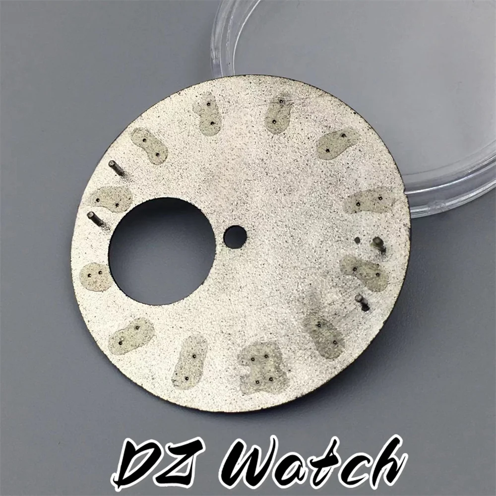 DZ 29mm/31mm Watch Dial Diving Texture Watch Faces Modification Watch Accessories Black silver Green Luminous Fit NH38 Movement
