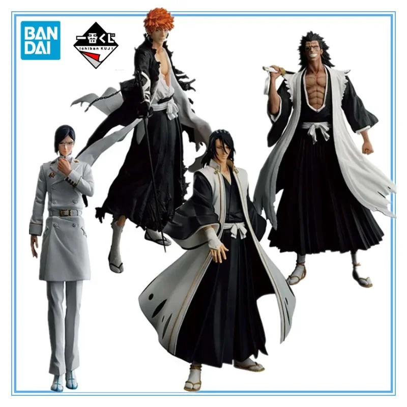 

In Stock Banpresto Ichiban Kuji Bleach Sennen Kessen-Hen Op.1 Kurosaki Ichigo Zaraki Kenpachi Original Anime Figure Model Toys