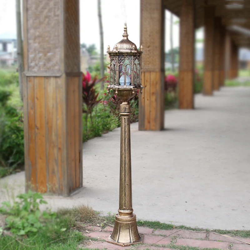 Outdoor Led Waterproof Garden Lamp European Retro Garden Lamp Road Community Column Landscape Decoration Lawn Lamp