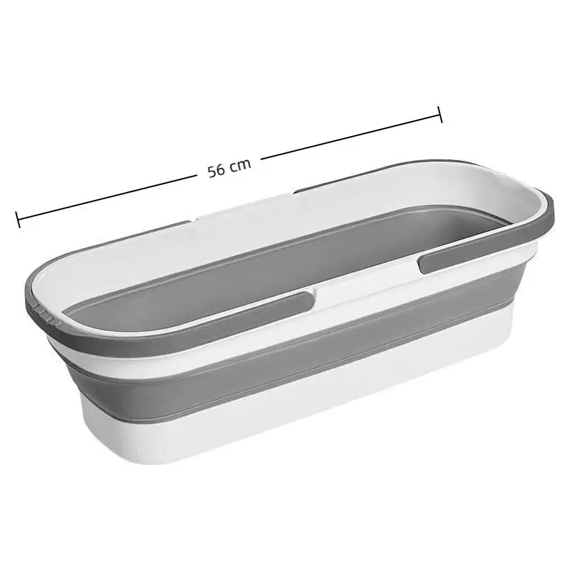 Picture 7: SU 1PCS Collapsible Mop Bucket With Wheels Large Capacity Foldable Cleaning Tub Multi-functional Household Cleaning Foldable Tub
