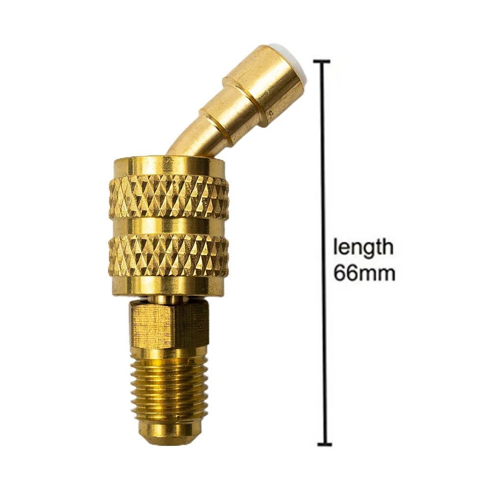 Reliable R410a Adapter 5/16 Female to 1/4 Male SAE Specially Designed with Thimble to Prevent Fluorine Leakage