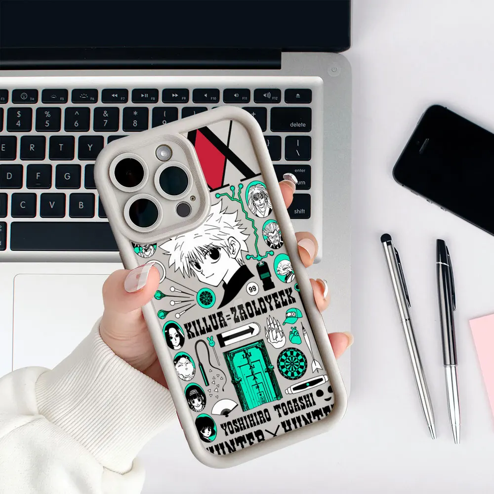 حافظة هاتف Hunter X Hunter Gon Freecss Killua Zoldyck لهاتف OnePlus 12 11 10r 8t Ace Nord Ce 4 3 2 Lite 5G غطاء سيليكون سائل