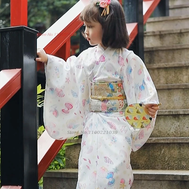 2025-traditional-japanese-vintage-dress-children-kimono-yukata-national-flower-print-japanese-children's-performance-costume