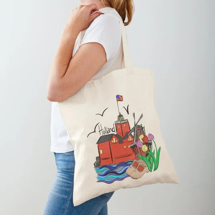 

Holland, Michigan Tote Bag Eco bag canvas tote bags custom bags