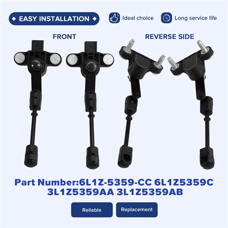 Car Ride Leveling Height Sensor 6L1Z-5359-CC 6L1Z5359C Front Right& Left For Ford Expedition Navigator 03- 06-AD39