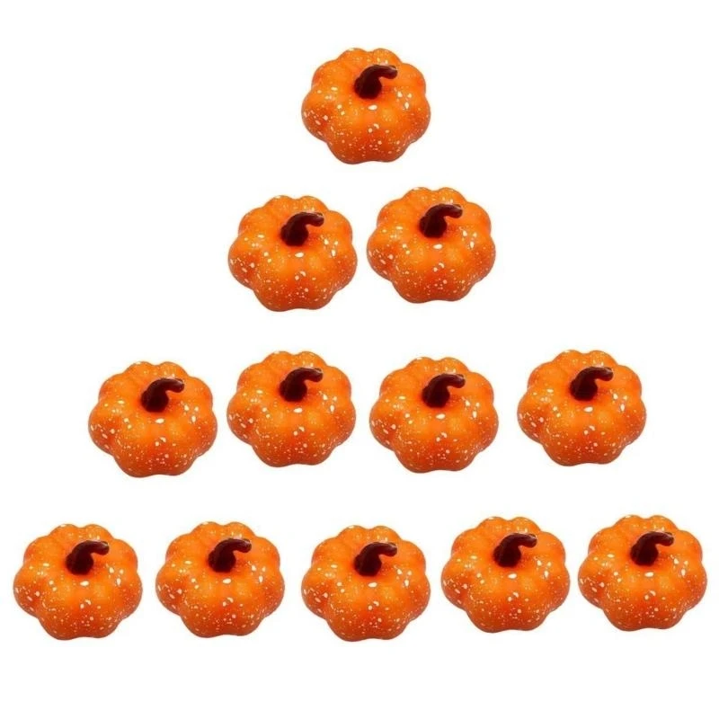 

12 шт., искусственная тыква, реалистичный искусственный овощ, имитация тыквы, реквизит для фотографий для демонстрации, кухни,