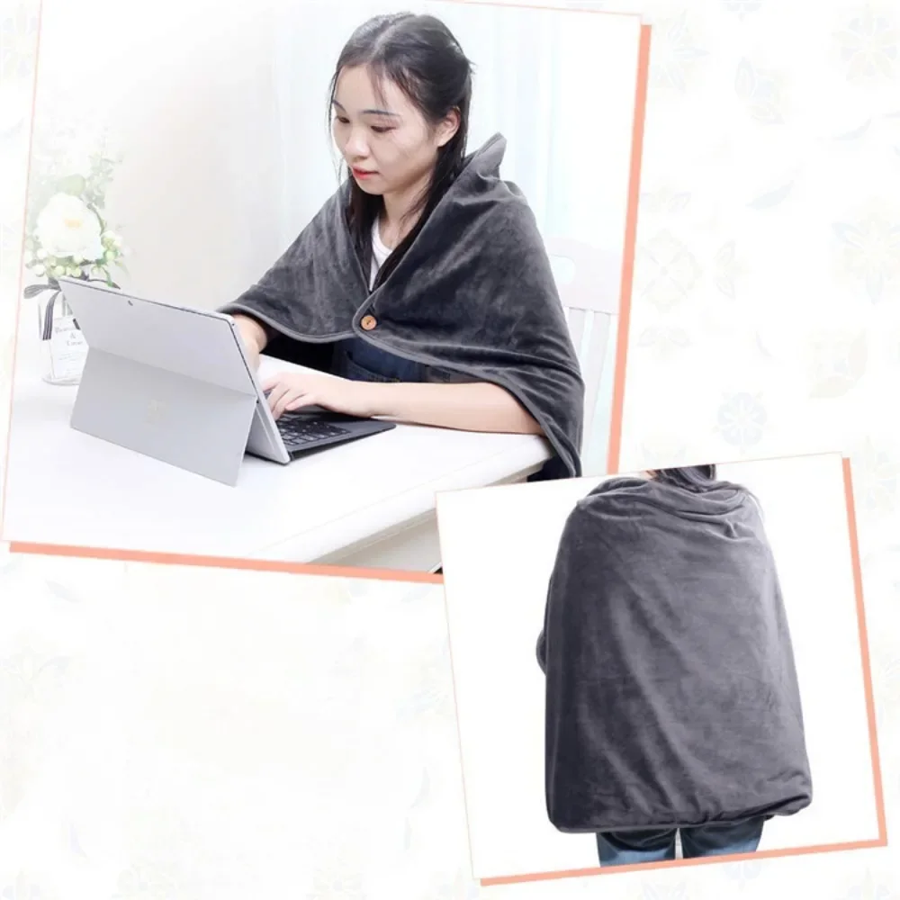 Electric USB Heating Blanket, Warm Body Shawl Pad, Home Warming Knee Mattresses, Winter