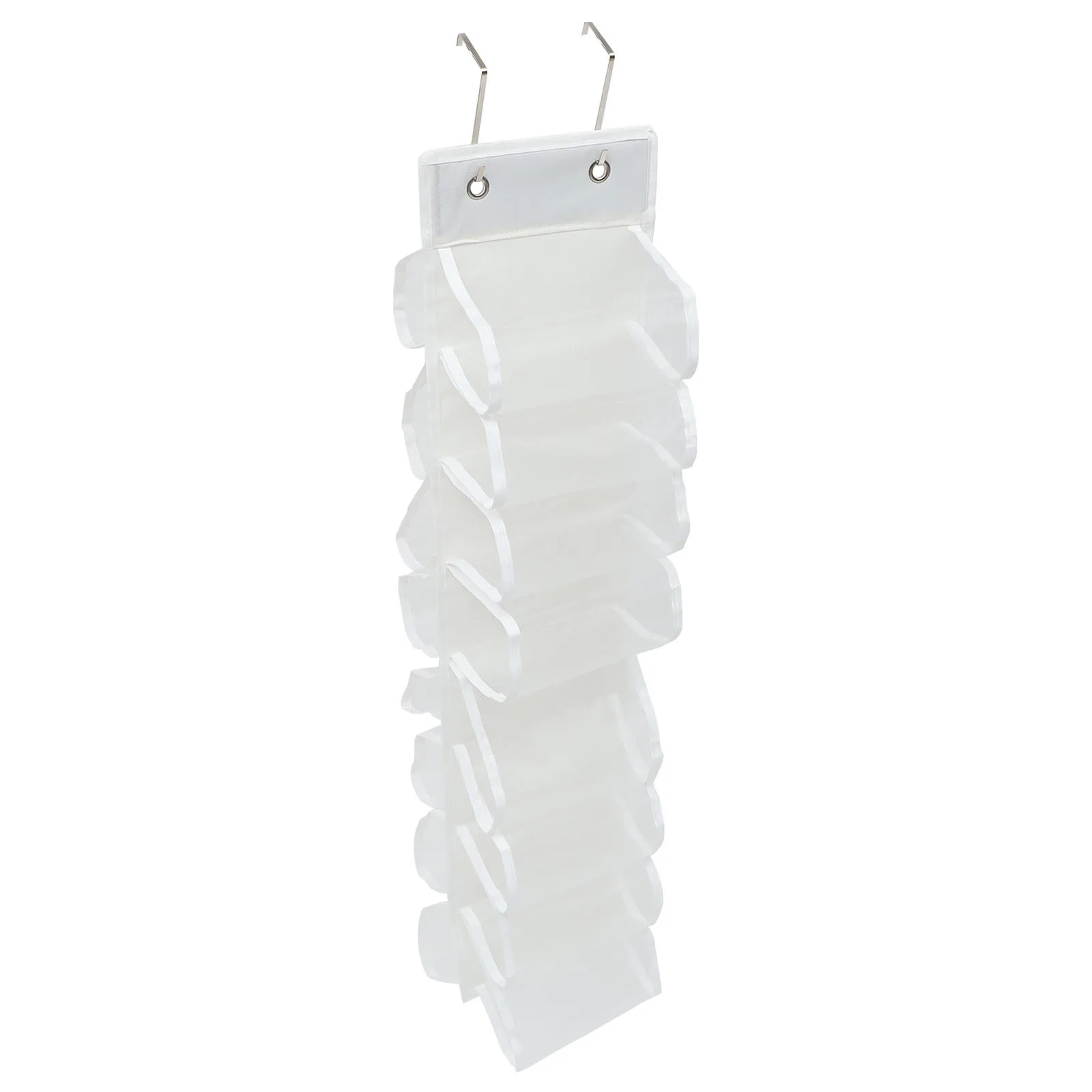 

1Set Multi-Layer Fabric Hanging Organizer Towel Storage Bag Clothes Organizer T-Shirt Hanging Rack for Kitchen Bathroom