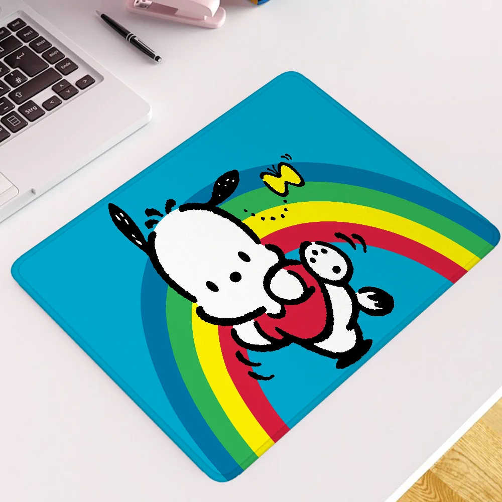 Pochacco Hot Pad Small Desk Accessory Rubber Mat Gaming Laptop Custom Mouse Pad Anime Pc Gamer Accessories Mousepad Company Cute