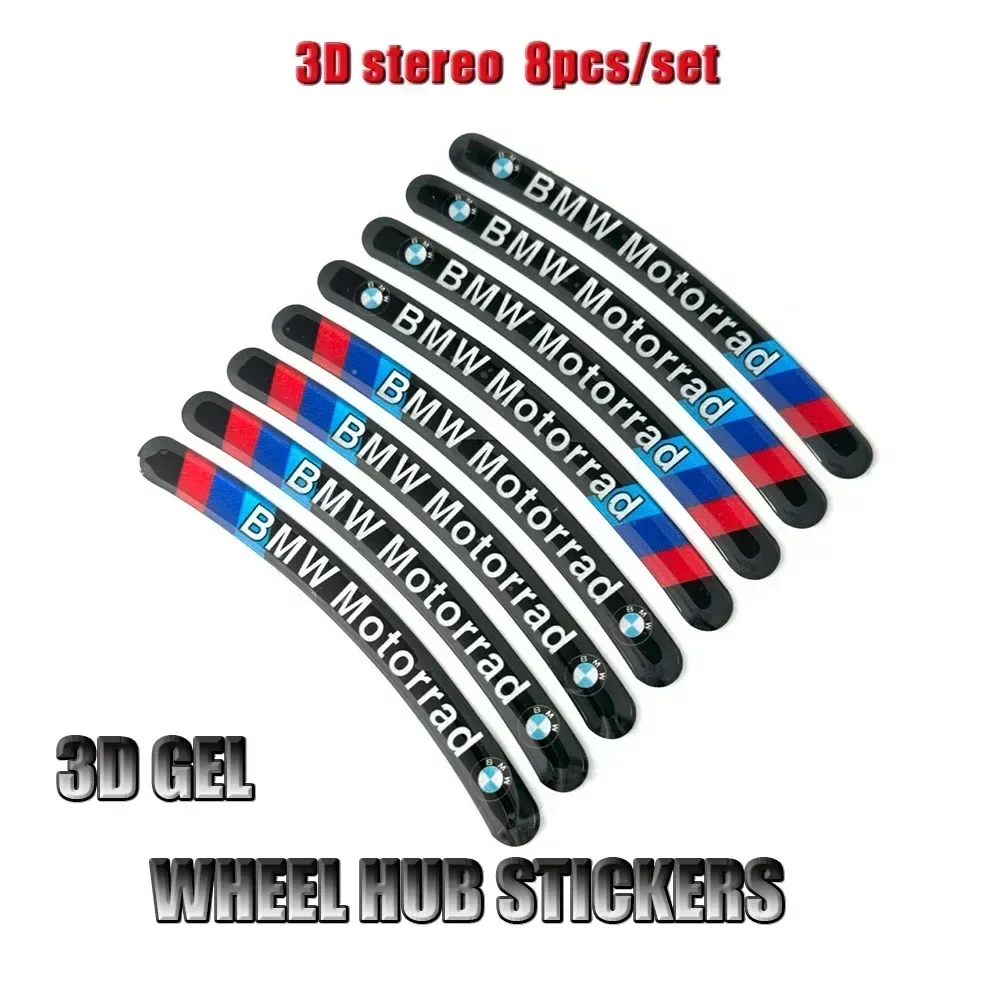 New Motorcycle Stickers Universal Wheel Stickers Bmw Wheel Modification Stickers Car Reflective Stickers Decor