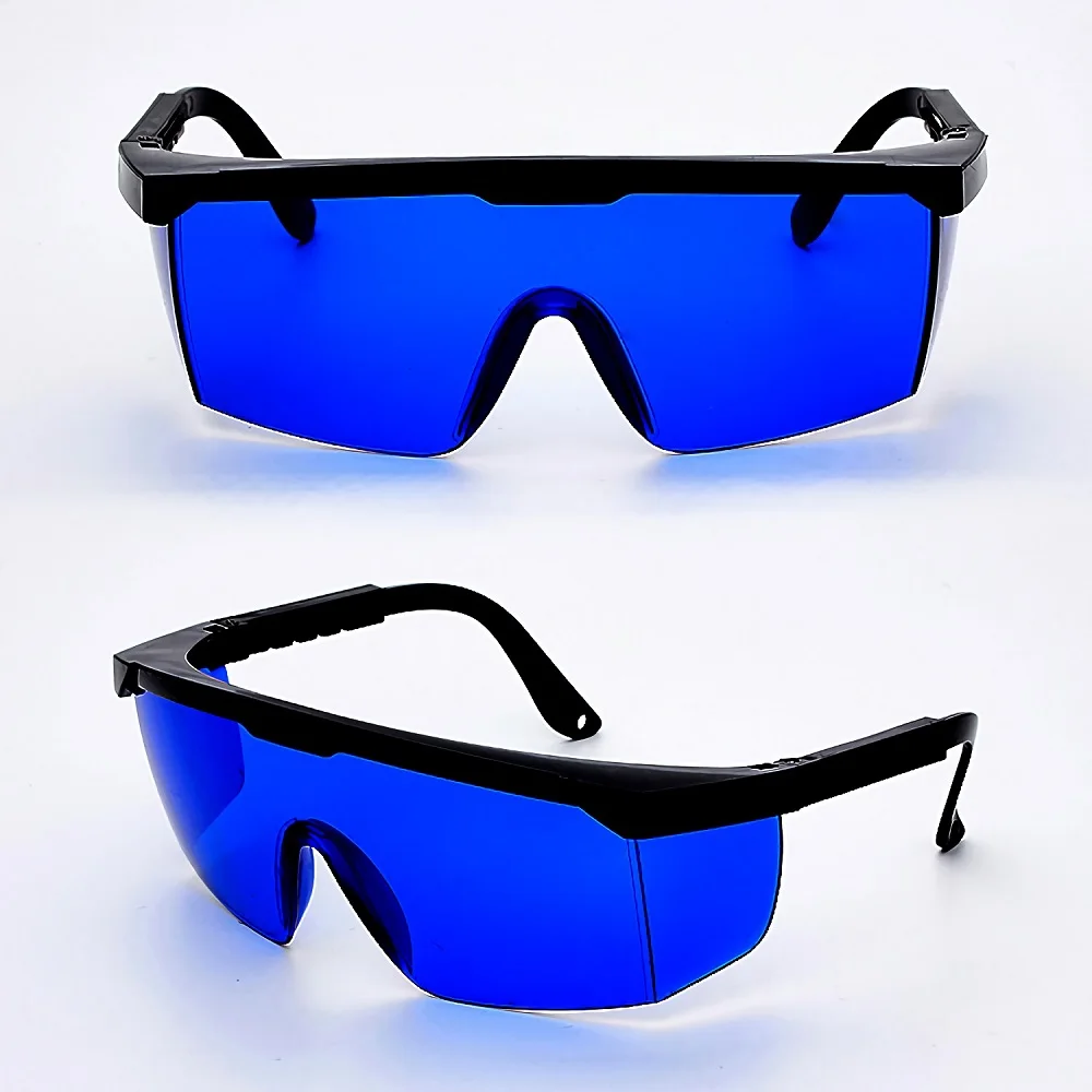 Gafas de protección láser para depilación IPL, lentes de protección para eliminación de vello de protectores lateral de punto de congelación y de la exposición al láser, material PC, tamaño 138x47x145mm