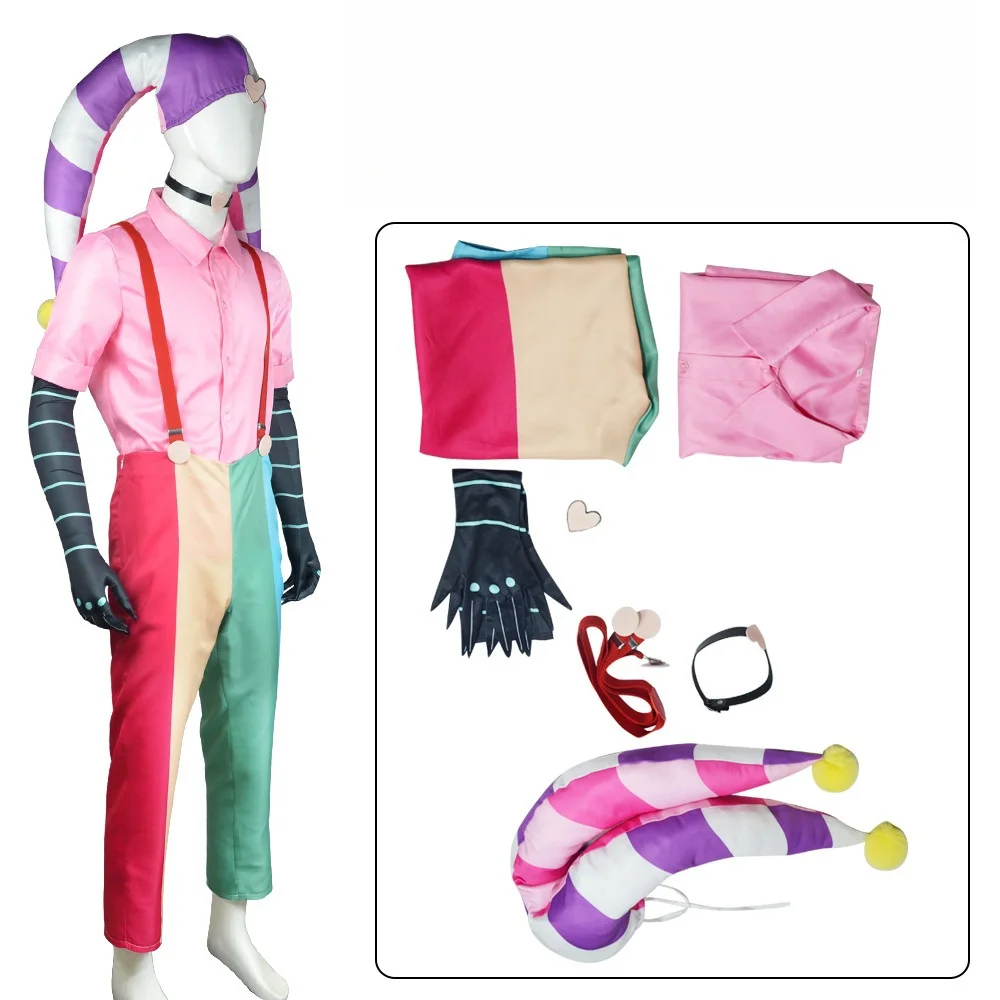 Fizzarolli Cosplay Costume para Homens e Mulheres, Hazbin Hotel Uniforme, Roupa, Wise Cos Costumes