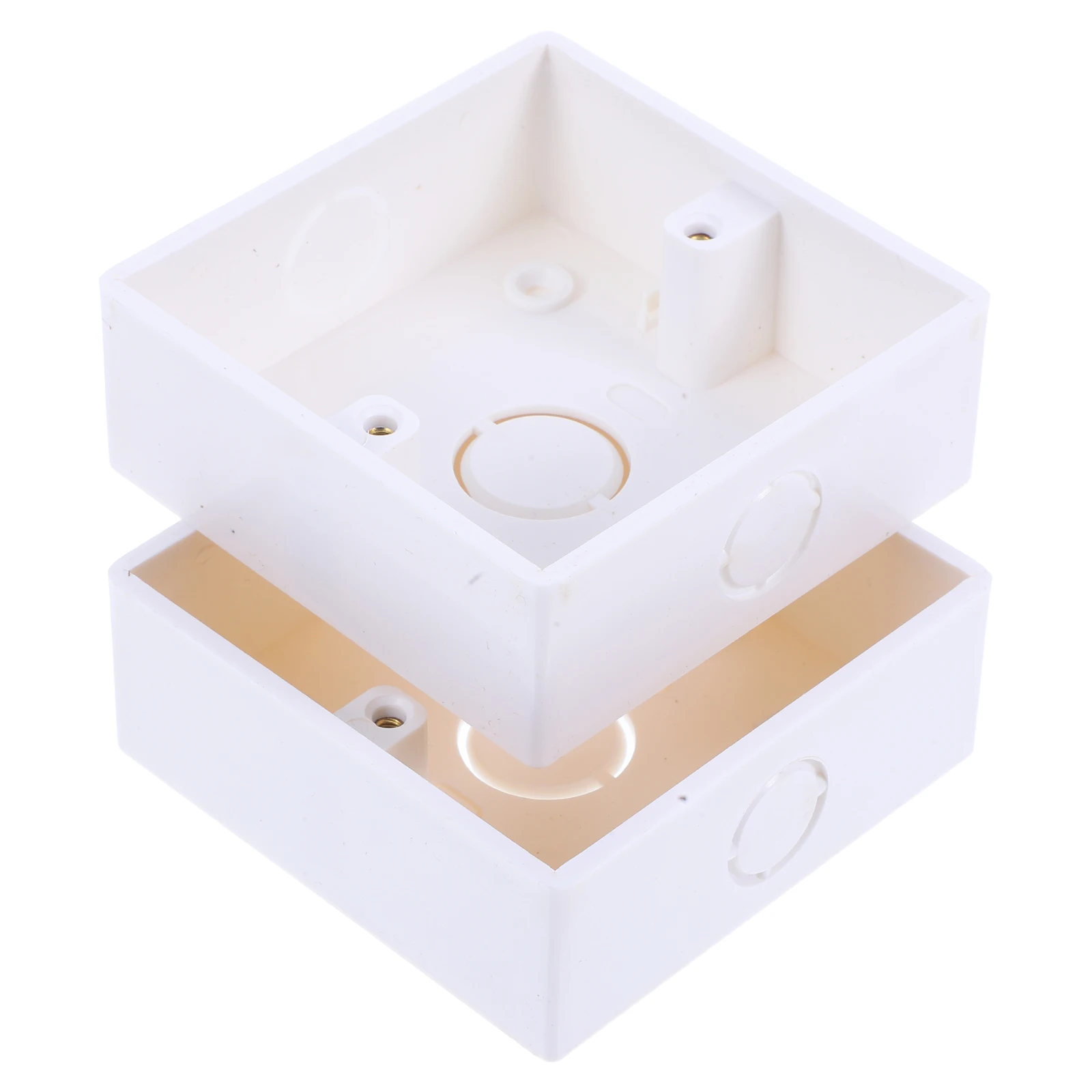 

2Pcs 86Type British Socket Mounting Box Imperial Screws Electric Outlet Boxes Wall Switch Cover Long Plug Sockets Home Office