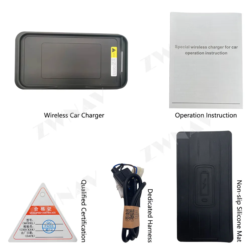 For Porsche Macan 2014-2018/Cayenne 2011-2017 Embedded Center Console Charging Pad Car Smart Accessory Moudle wireless charger
