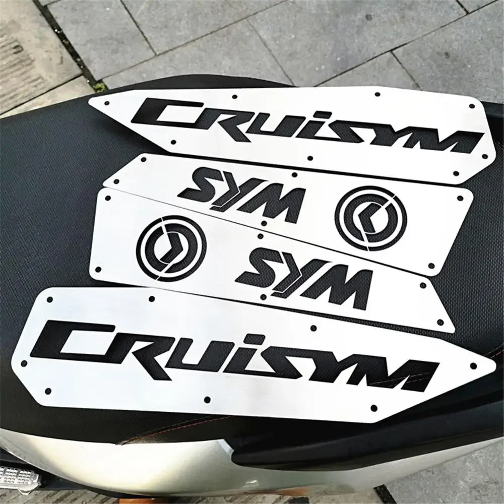 

For SYM CRUISYM 250 300 CRUISYM300 CRUISYM250 Motorcycle Accessories Footrest Footpads Foot Pegs Pedals Plate Pads