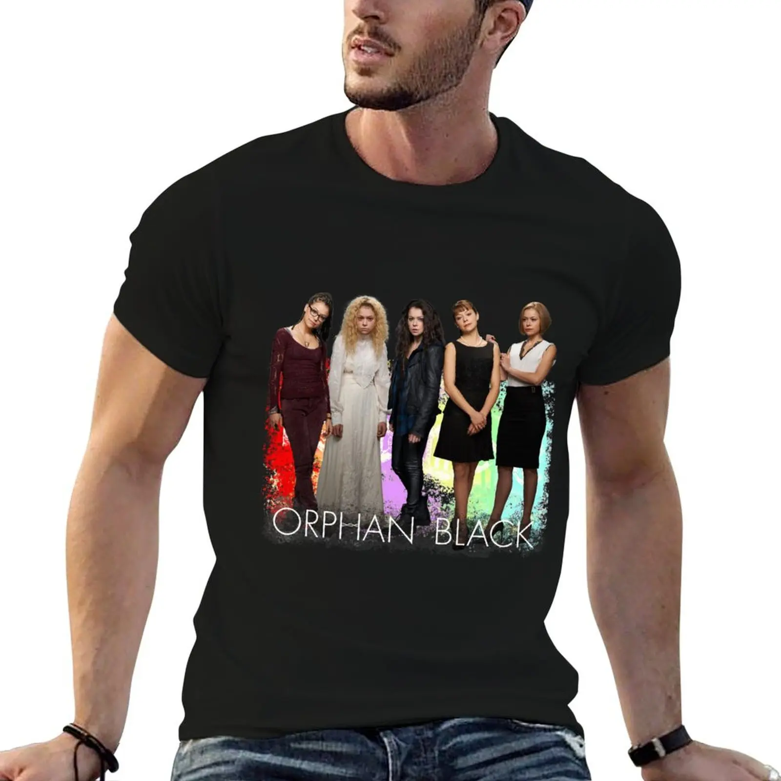 Orphan Black Clones T-Shirt Basic Casual Wear Short Sleeve Top