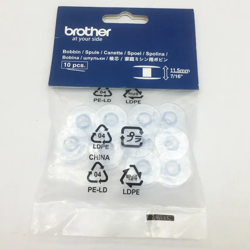 brother bobbin 11.5mm SEWING MACHINE BOBBINS10pcs SFB XA5539-151  brother domestic sewing machine bobbin sa156