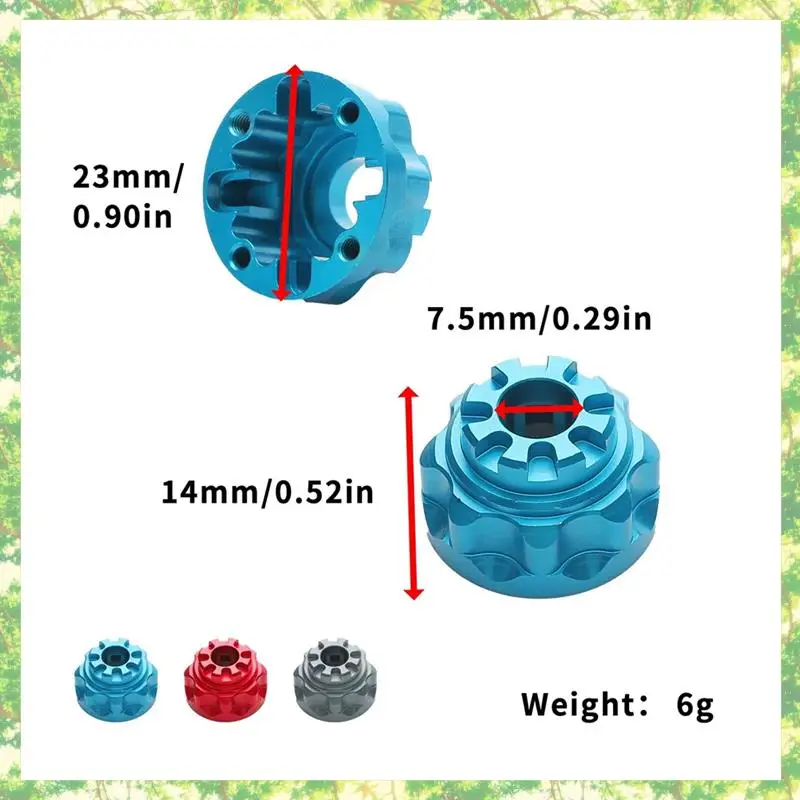Milieuvriendelijke-Metalen Diff Case Differentieel Case Voor Traxxas TRX4 1/10 RC Crawler Auto Upgrade Onderdelen Accessoires