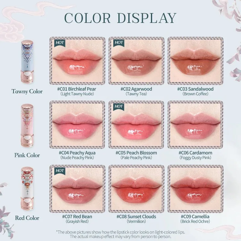 Flower Knows Butterfly Cloud Collar Collection Glossy Lipstick Makeup Lasting Lip Gloss High Pigment Makeup Flowerknows Lip Balm