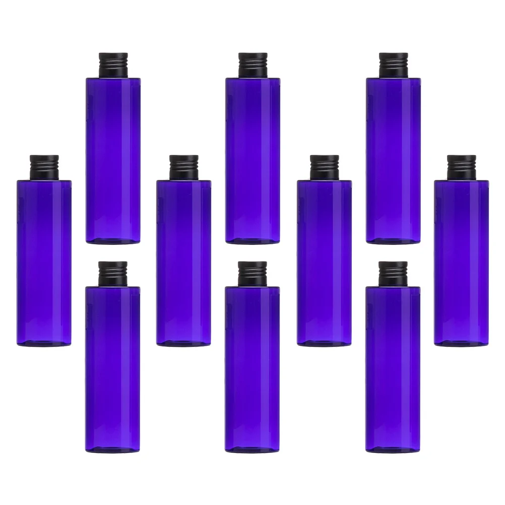 10 قطع من الزجاجات الفارغة خفيفة الوزن ومتينة وقابلة لإعادة الملء للسفر والعطلات والتخييم ورحلات العمل وزجاجة تخزين #4