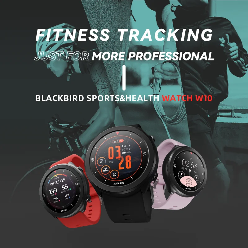 

ЧАСЫ BLACKBIRD SPORTS&HEALTH W10 ANT+ с частотой сердечных сокращений, бег, велоспорт, плавание, марафон, триатлон, кислородный велосипедный компьютер