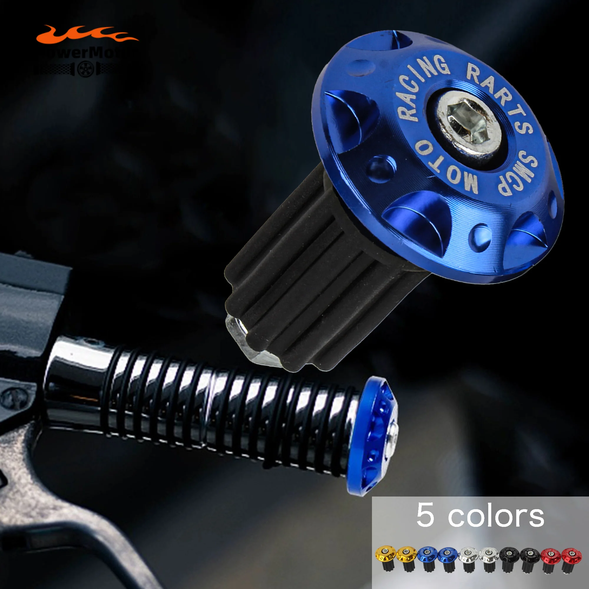 For 16-18mm Motorcycle Handlebar End Plug Grip Handlebar Plug Cover Slider For KTM Honda Yamaha Dirt Bike Accessories