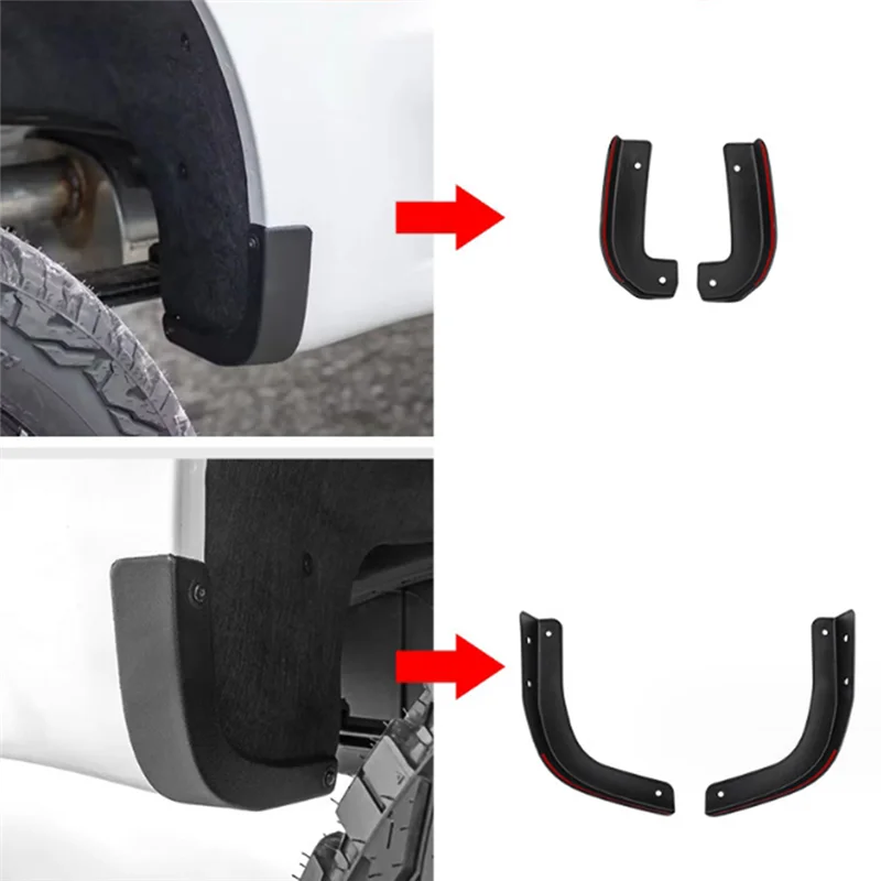 

Car Mudguards Splash Guards Fender Mud Flaps For Silverado 2019-2024 Car Accessories