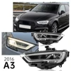 Auto Kopf Lichter Für Audi A3 8V 2013-2019 LED Scheinwerfer Projektor Objektiv Tagfahrlicht Auto Zubehör 2PCS 1