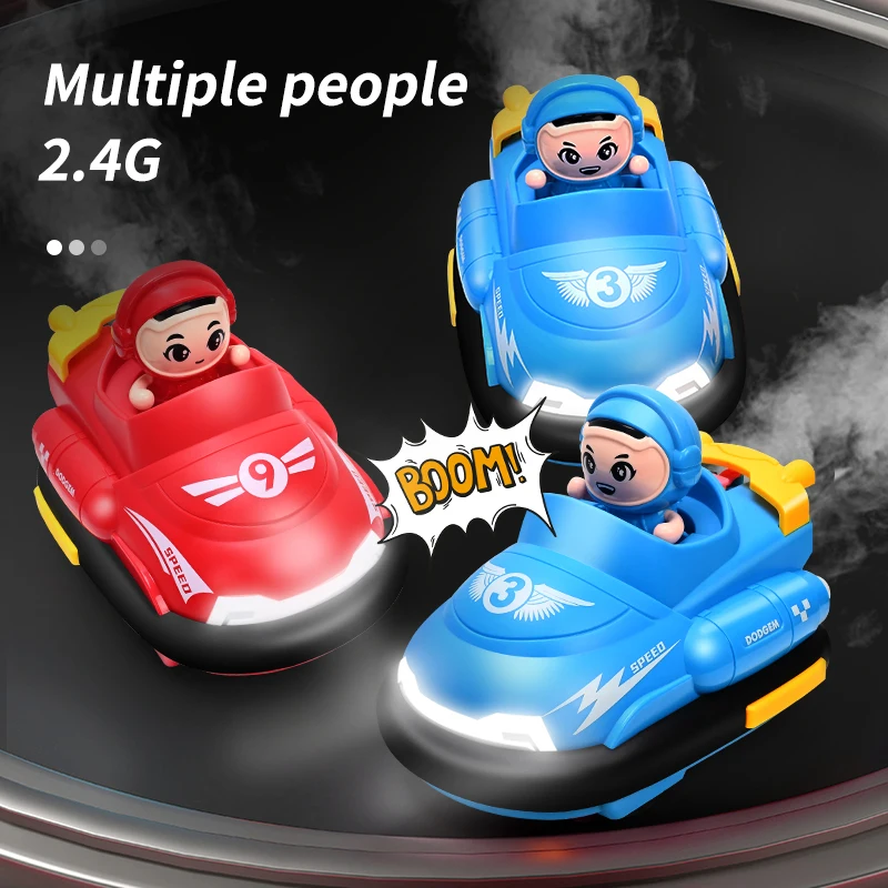 Two-pack parent-child remote control bumper car toy boys and girls birthday gift double battle running karting trolley