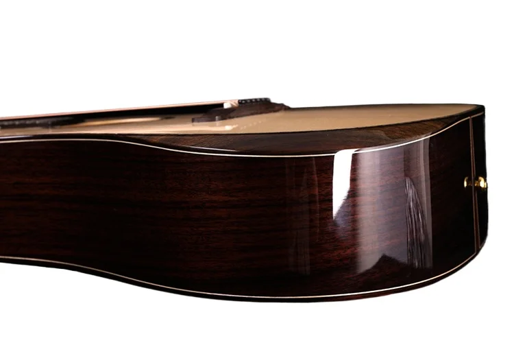 High Quality Folk Solid Wood 41 Inch All Aolid Spruce Top Acoustic Guitar Electric Guitar Beautiful Pattern M-500D
