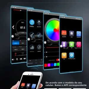 Essgoo-Universal Multimedy Resproducer cho xe hơi, 1 DIN MP3 Radio, Steere Audio, Bluetooth, Ô tô, Nút màu 10 Âm thanh ô tô bán hàng chính với CD và Bluetooth - №4