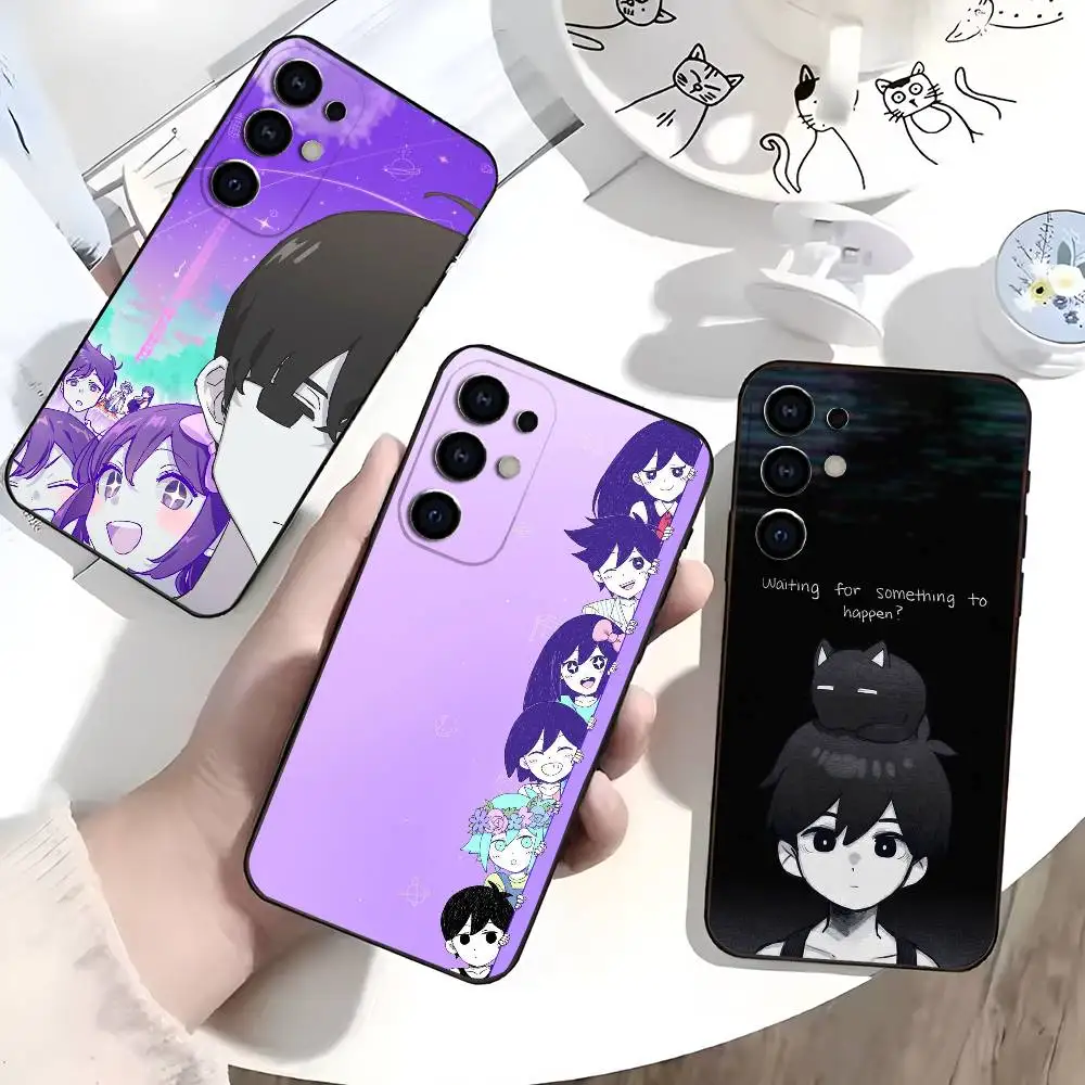 

Game O-Omori Phone Case For Samsung S25,S24,S21,S22,S23,S30,Ultra,S20,Plus,Soft Silicone Black Cover