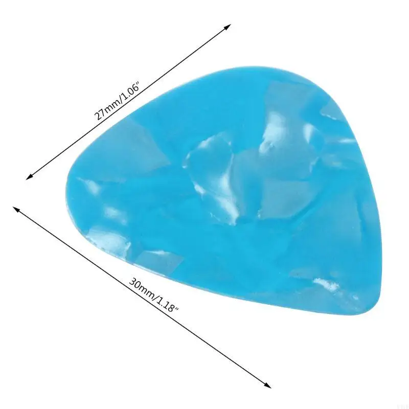 Y4UE Đàn Guitar Phím Plectrum Cao Cấp Các Loại Celluloid Phím Cho Đàn Guitar Bass Bật Nắp Dụng Cụ