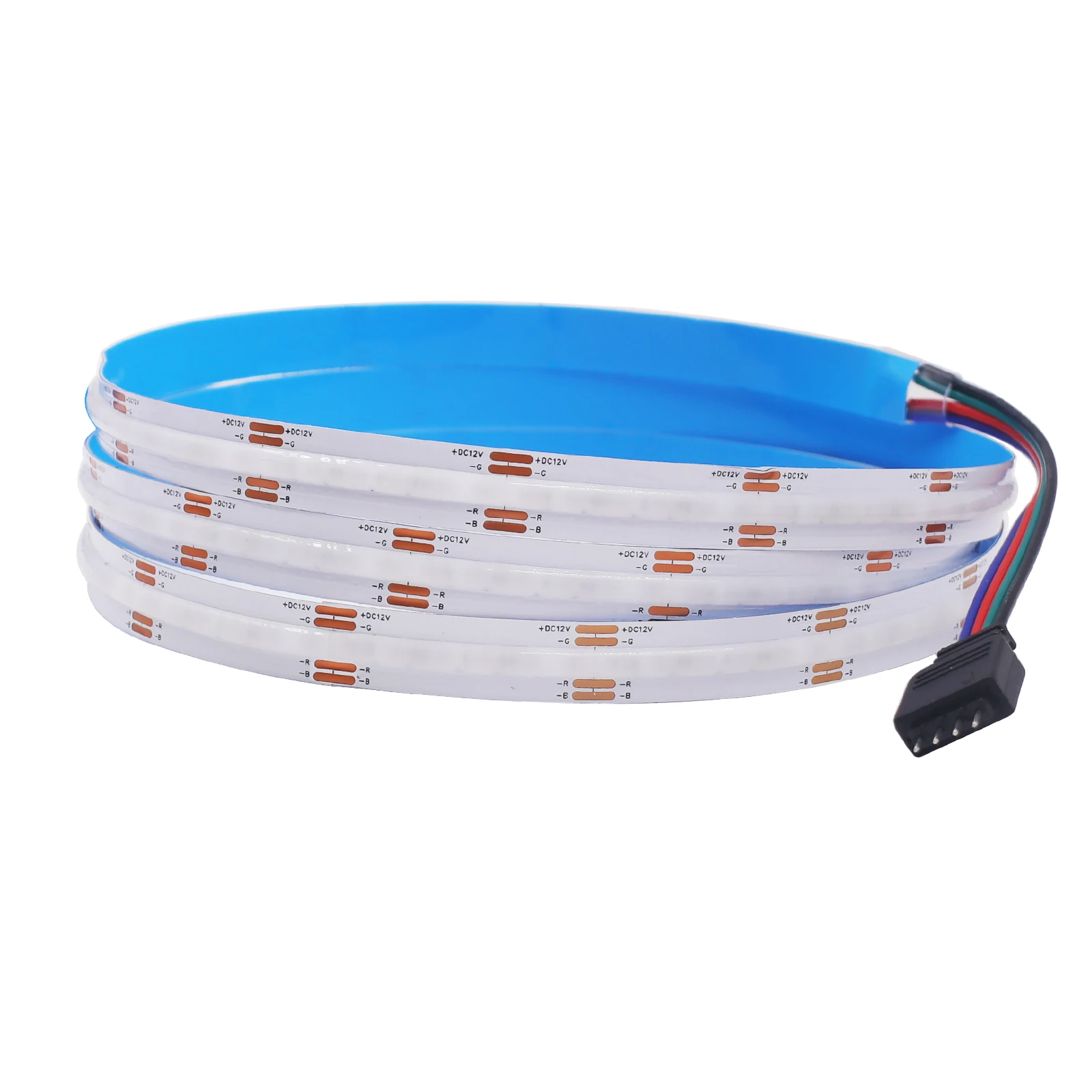 4Pin 10mm PCB RGB COB LED Streifen Licht 5V 12V 24V DC RA90 576 840 LEDs/m Hohe Helle Bunte Flexible Lineare Band Bar Beleuchtung