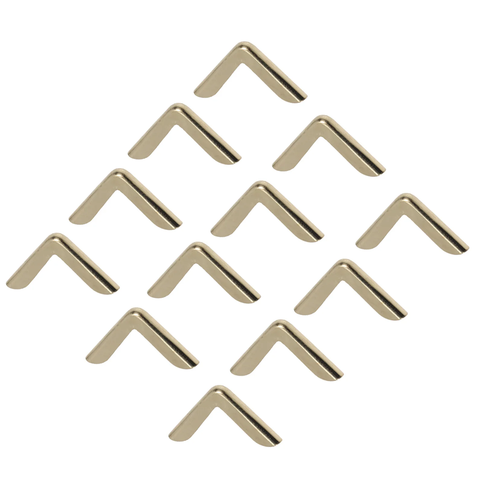 

50Pcs Vintage Iron Book Corner Protectors Metal Covers for Notebook Scrapbooking Album Decor Book Corner Protectors