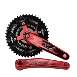 Ultralight Mountain Bike Crank Detachable Modified Sprocket Wheel 22-32-44T Polished Aluminum alloy Mtb Bicycle Chainwheel