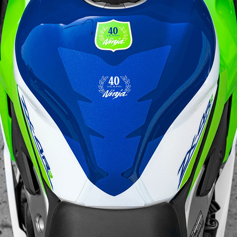 مجموعات ملصقات حماية خزان الوقود التذكارية ، إكسسوارات الدراجات النارية ، الغاز ، وسادة الوقود ، تجديد الديكور ، KAWASAKI ZX4R 4RR #2