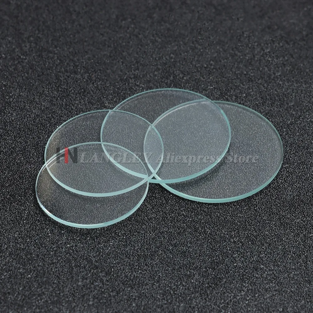 1.5mm Thick Round Watch Glass Replacement Flat in Diameters 28mm-38mm Transparent Crystal 29mm 30mm 31mm 32mm 34mm 36mm 1/2/5PCS image 3