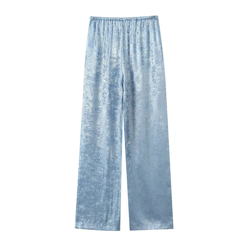 High Waist Wide Leg Pants Women's Casual Faion New Summer 2024 plus Size Versatile Thinming Trousers for Ladies