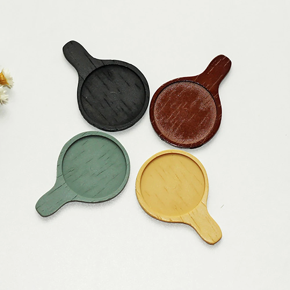 1/12 Dollhouse Miniature Accessories Mini Resin Tray Simulation Food Plate Model for Doll House Kitchen Home Decoration