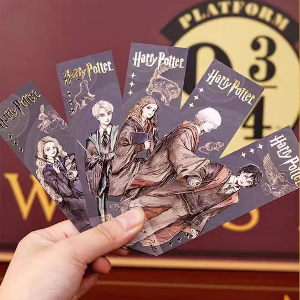 Marque-page authentique Harry Potter, série Poudlard, marque-pages décoratifs pour livres de bande d