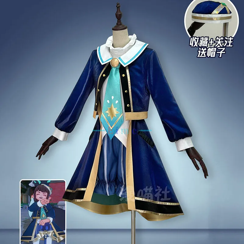 

Magic Master Louis Cosplay Costume Game Roco Kingdom Cosplay Outfits Adult Party Suit Halloween Carnival Uniforms Custom Made