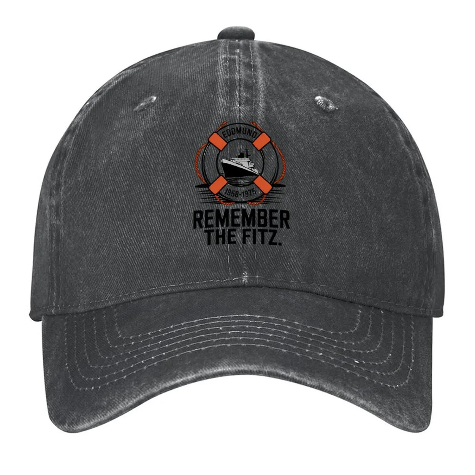

Edmund Fitzgerald Life Ring Baseball Cap Rugby Golf Anime Hat Hat Beach Golf Men Women's